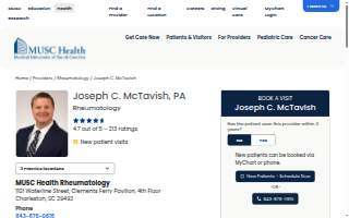 Joseph C. McTavish, PA website