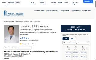Josef K. Eichinger, MD website