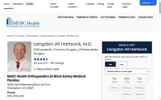 Langdon All Hartsock, MD website
