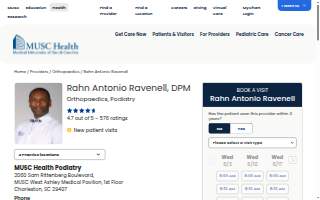 Rahn Antonio Ravenell, DPM website
