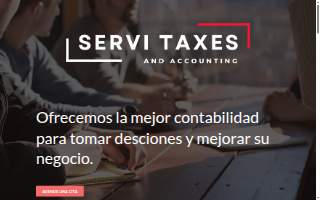 Servi Taxes website