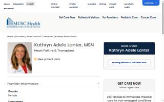 Kathryn Adele Lanter, APN website
