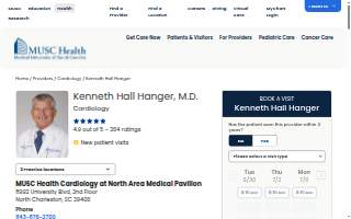 Kenneth Hall Hanger, Jr, MD website