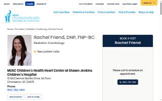 Rachel Friend, DNP, FNP-BC website