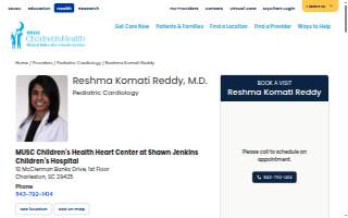 Reshma Komati Reddy, MD website