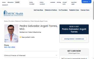 Pedro Salvador Argoti Torres, MD website