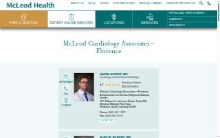 McLeod Cardiology Associates - Florence website