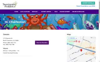 Sweetgrass Pediatrics - N. Charleston website