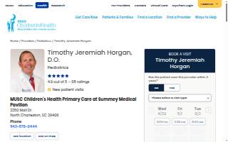 Timothy Jeremiah Horgan, DO website