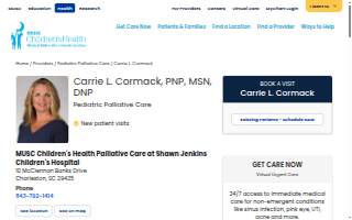 Carrie L. Cormack, PNP, MSN, DNP website