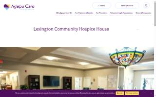 Lexington Community Hospice House - Agape Care website