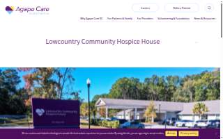 Lowcountry Community Hospice House - Agape Care website