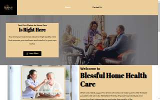 Blessful Home Care website