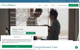 Home Helpers Home Care of Goose Creek website