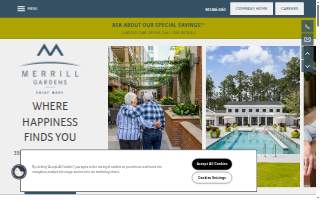 Merrill Gardens at Carolina Park website