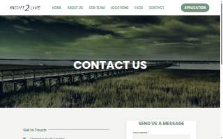 Right2Live Recovery website