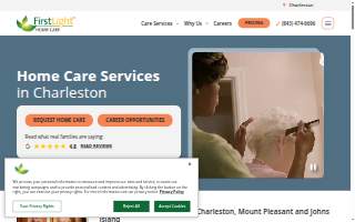 FirstLight Home Care of Charleston website