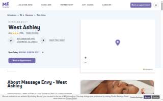Massage Envy of Charleston website