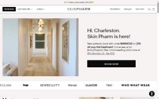 Skin Pharm website