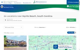 Brookdale West Ashley website