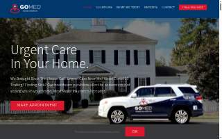 GOMED Mobile Urgent Care Charleston website
