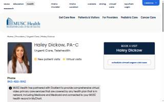 Haley Dickow, PA-C website