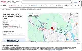 MinuteClinic at CVS of North Charleston website