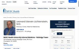 Leonard Steven Lichtenstein, MD website
