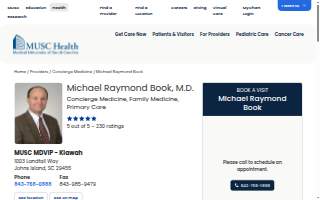 Michael Raymond Book, MD website