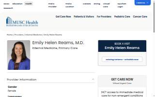 Emily Helen Reams, MD website