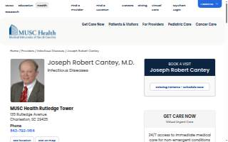 Joseph Robert Cantey, MD website