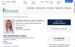 Andrea Stress, DNP, AGNP-C website