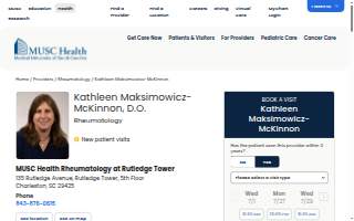 Kathleen Maksimowicz-McKinnon, DO website