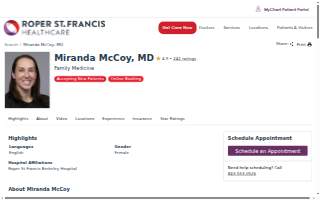 Miranda McCoy, MD website