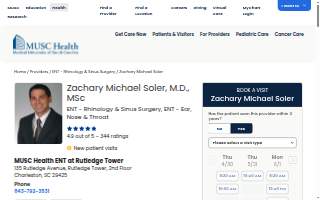 Zachary Michael Soler, MD, MSc website