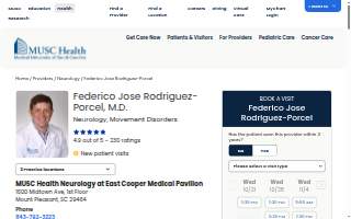 Federico Jose Rodriguez-Porcel, MD website
