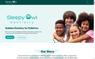 Sleepy Owl Dentistry of Summerville website
