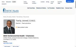 Tariq Javed, DMD website