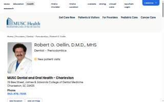 Robert G. Gellin, DMD, MHS website