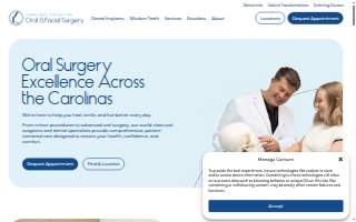 The Center for Oral & Maxillofacial Surgery website