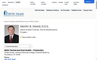 Martin B. Steed, DDS website