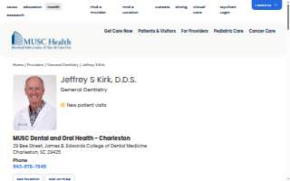 Jeffrey S Kirk, DDS website