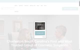 Charleston Plastic Surgery website