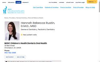 Hannah Rebecca Rustin, DMD, MSD website