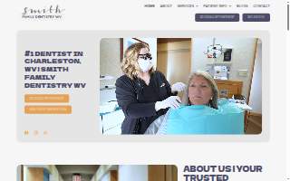 Smith Family Dentistry WV website