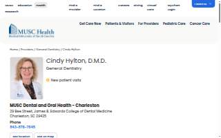 Cindy Hylton, DMD website