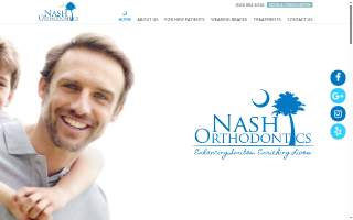 Nash Orthodontics - Central Mt. Pleasant website
