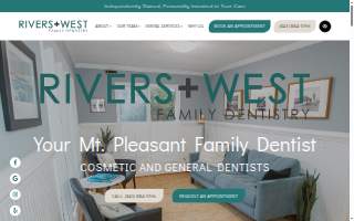 Rivers + West Family Dentistry website