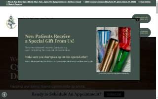 Cypress Family Dental website
