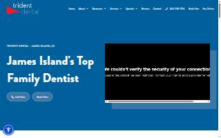 Trident Dental - James Island website